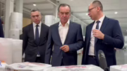 Глава Кубани Вениамин Кондратьев на предприятии Апрель