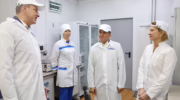 Кондратьев и Лут посетили Кореновский молочно-консервный комбинат